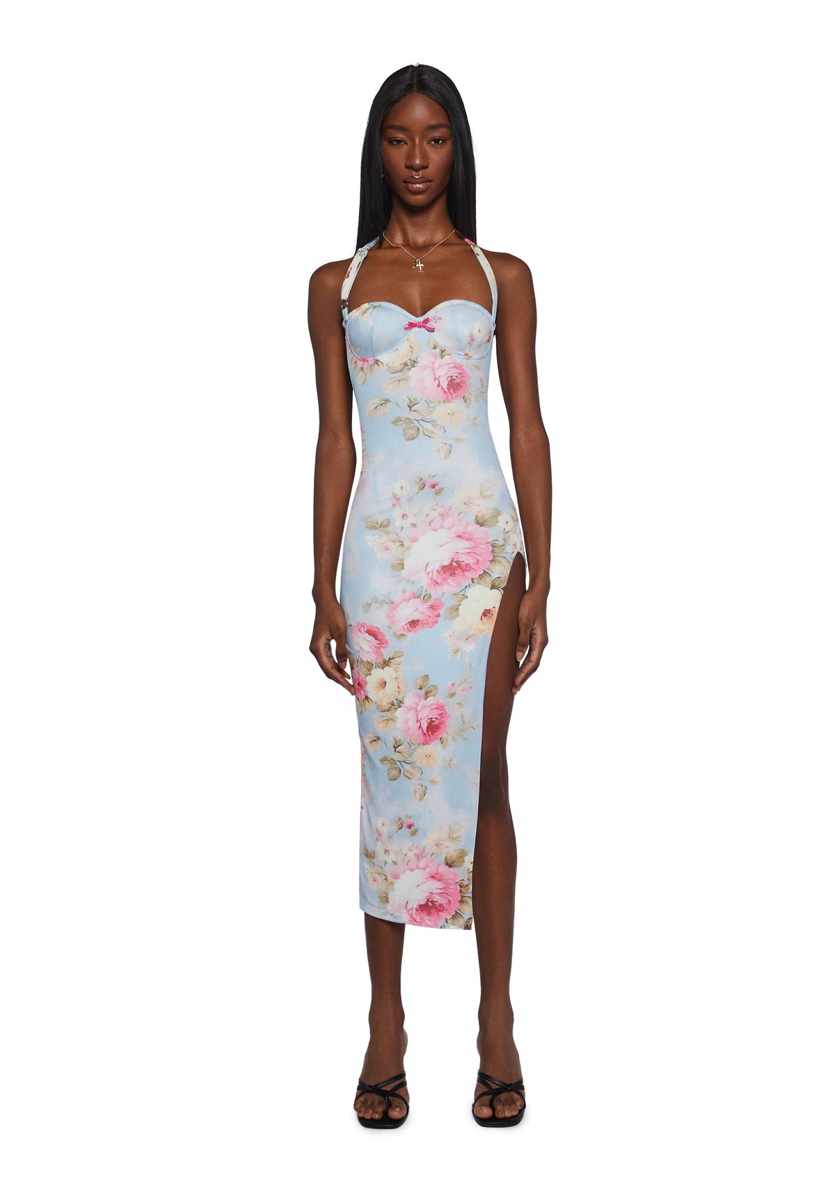 Romance Nights Floral Maxi Dress