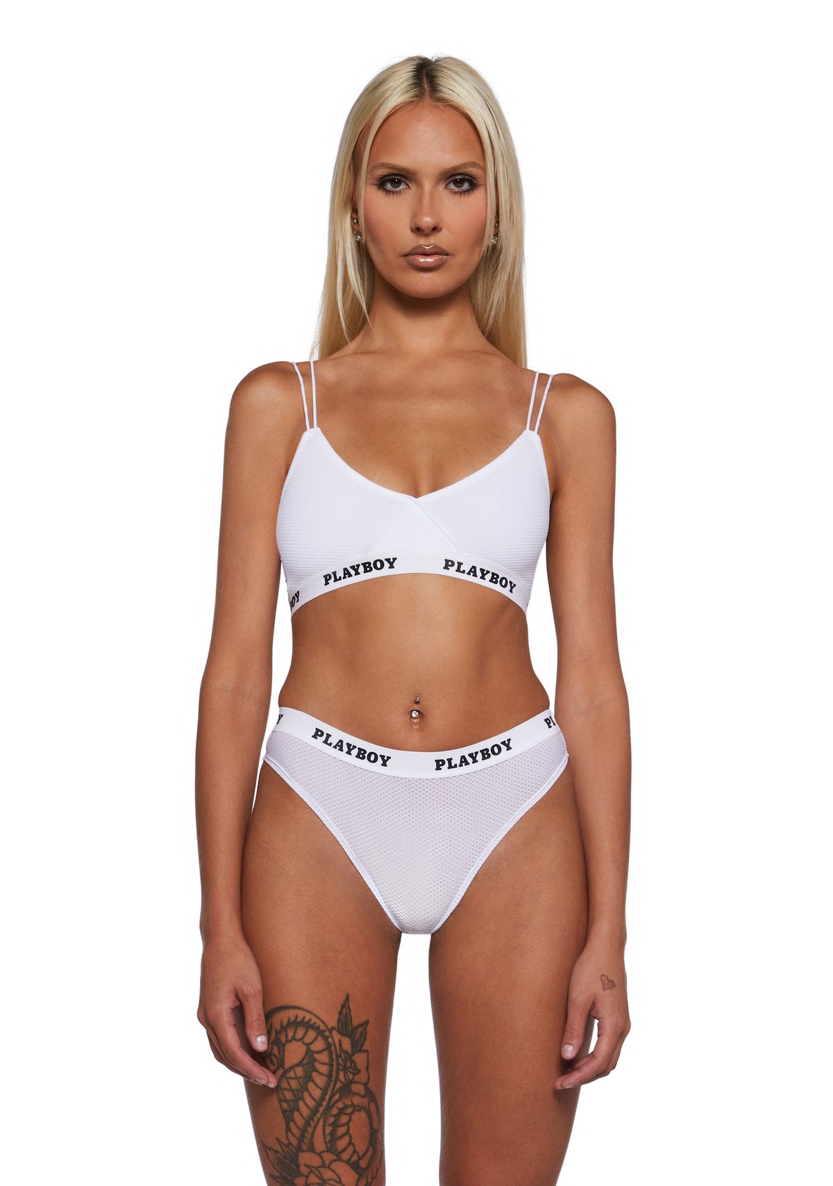Playboy Lifestyle 2-Piece Set - White