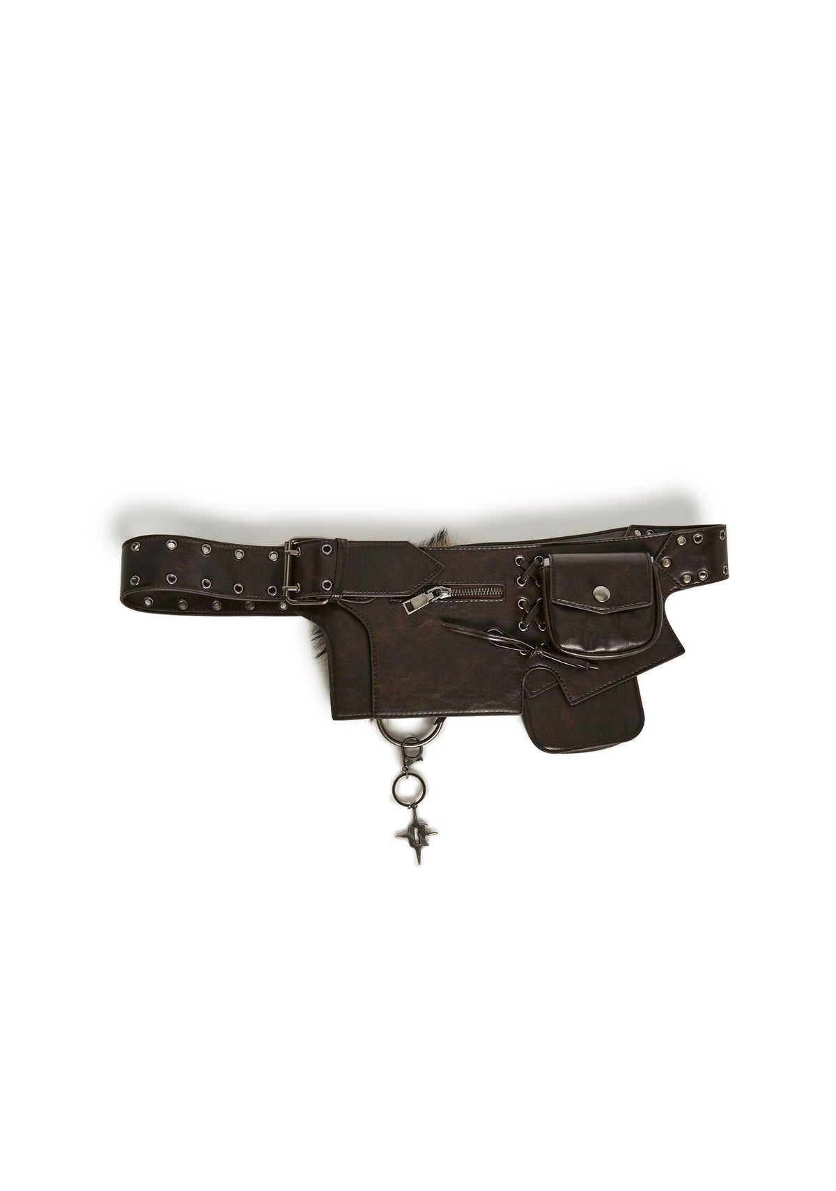 Siren Fur Pocket Leather Belt