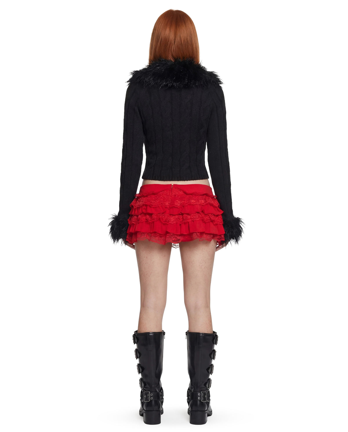 Darling Affection Ruffled Bloomers - Red
