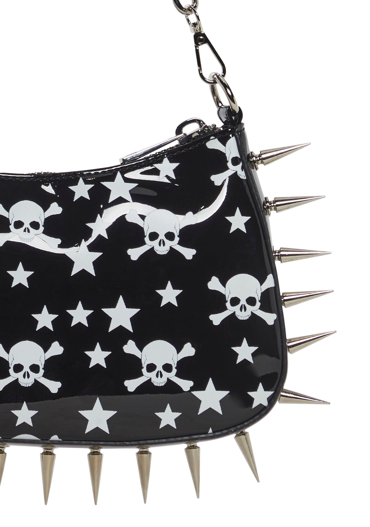Punk Memories Spiked Shoulder Bag