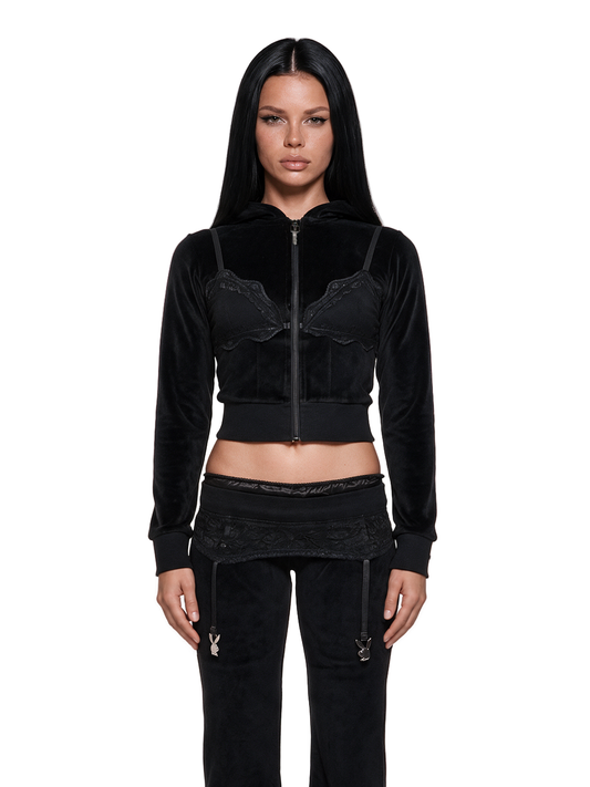 Playboy Lingerie Velour Jacket