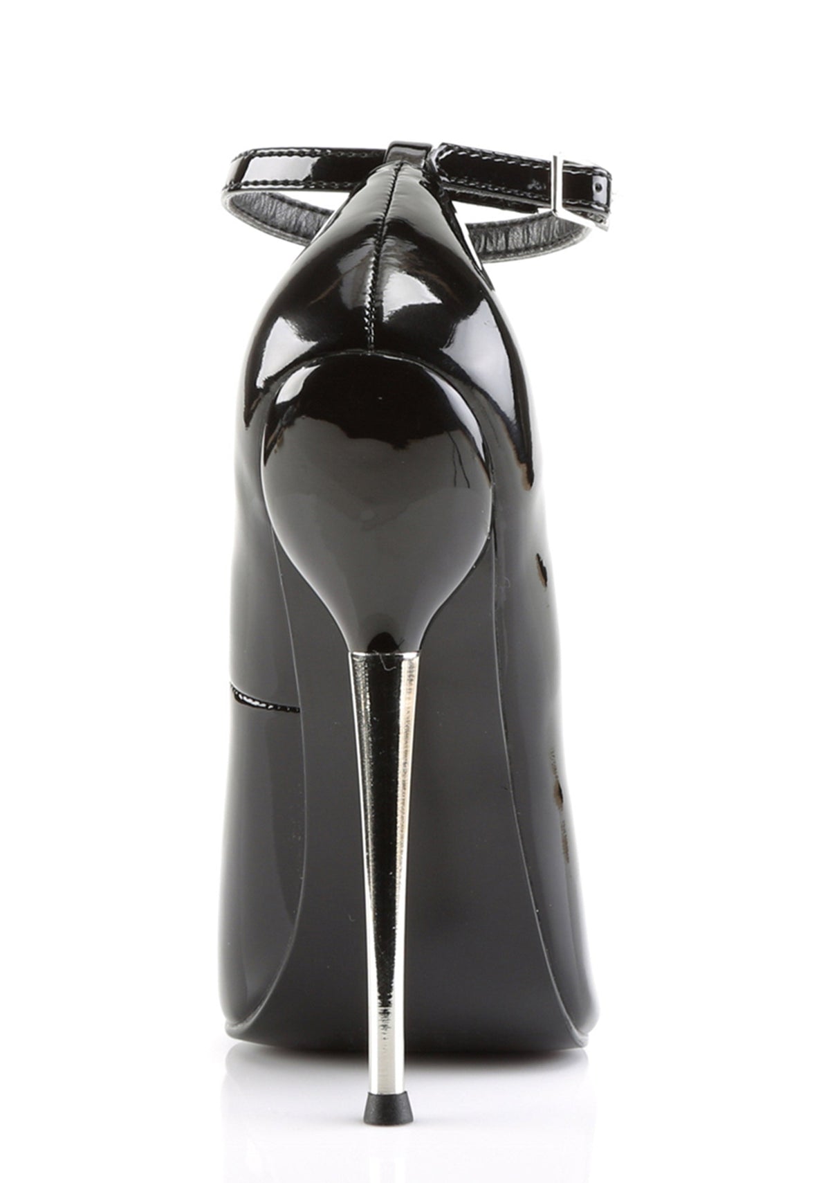 Dagger-12 Ankle Strap Pumps-Black