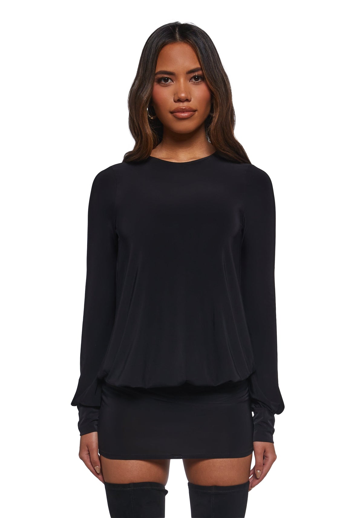 Class Clique Long Sleeve Dress - Black