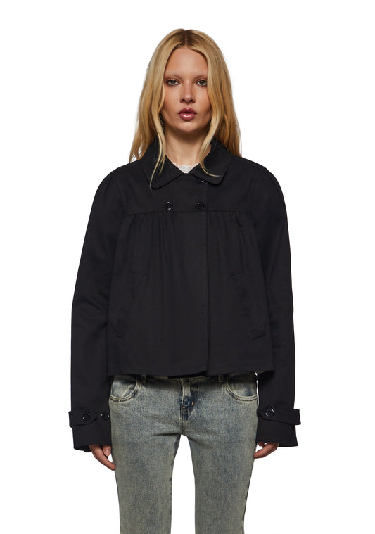 Gracie Cropped Babydoll Jacket