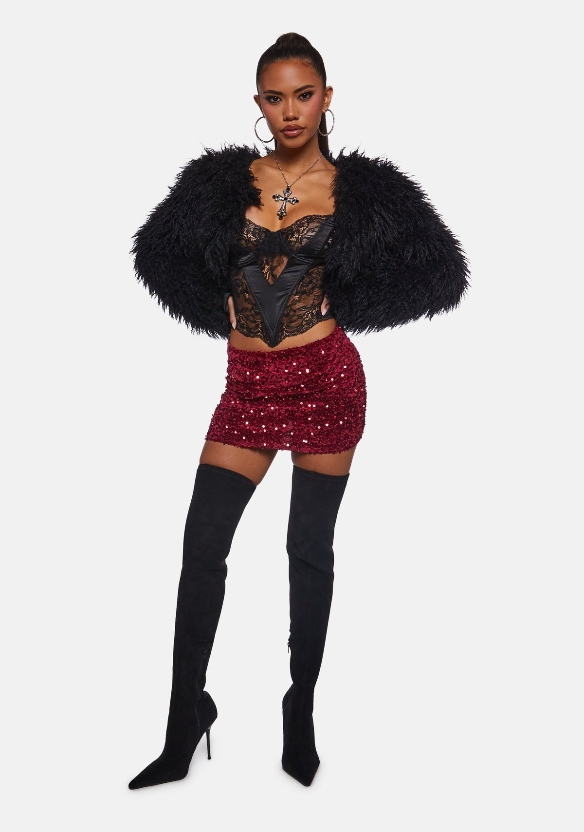 Sparkle Me Mini Skirt