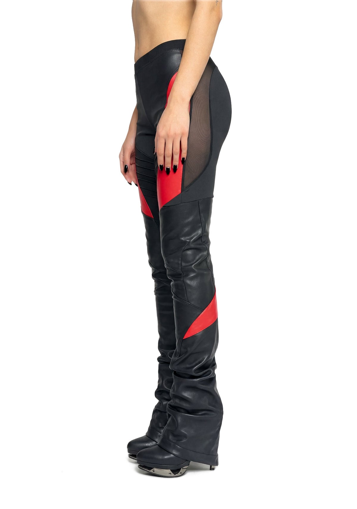 Moto Mesh Pants - Red