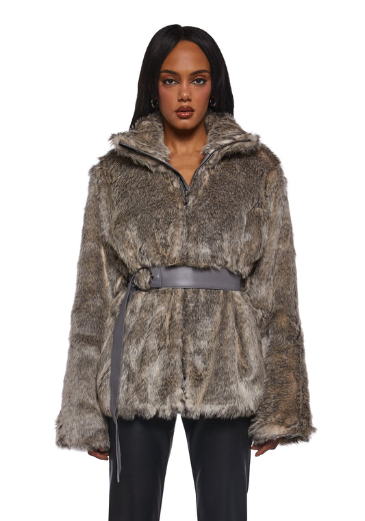 Total Legacy Faux Fur Coat