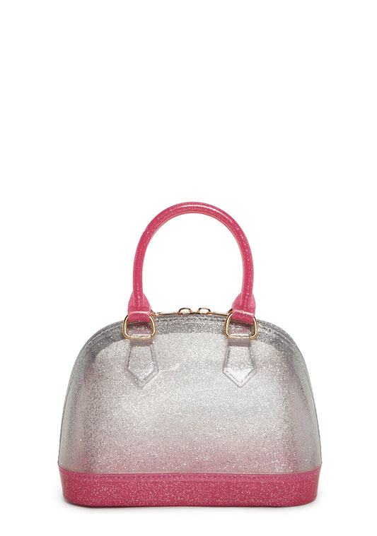 Candy Jelly Shell Handbag - Pink