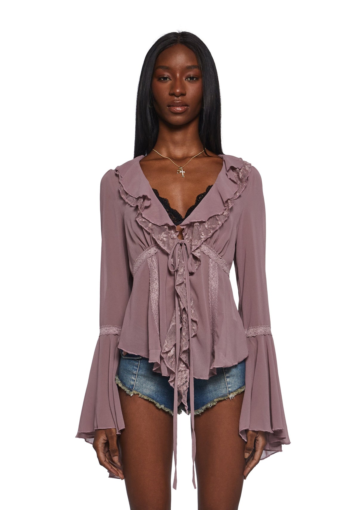 Alchemy Sparks Blouse - Brown