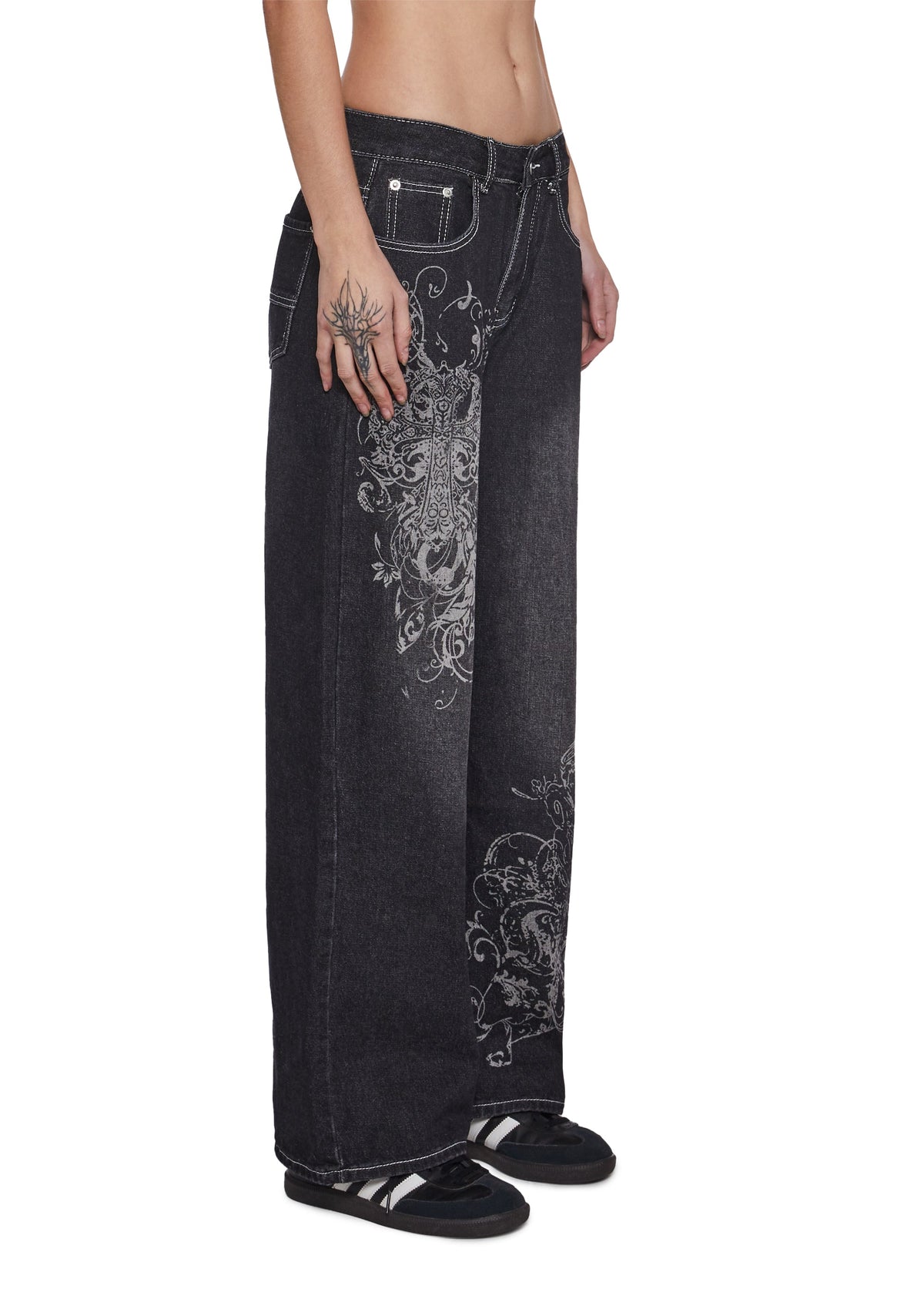 Tech Savvy Wide Leg Jeans