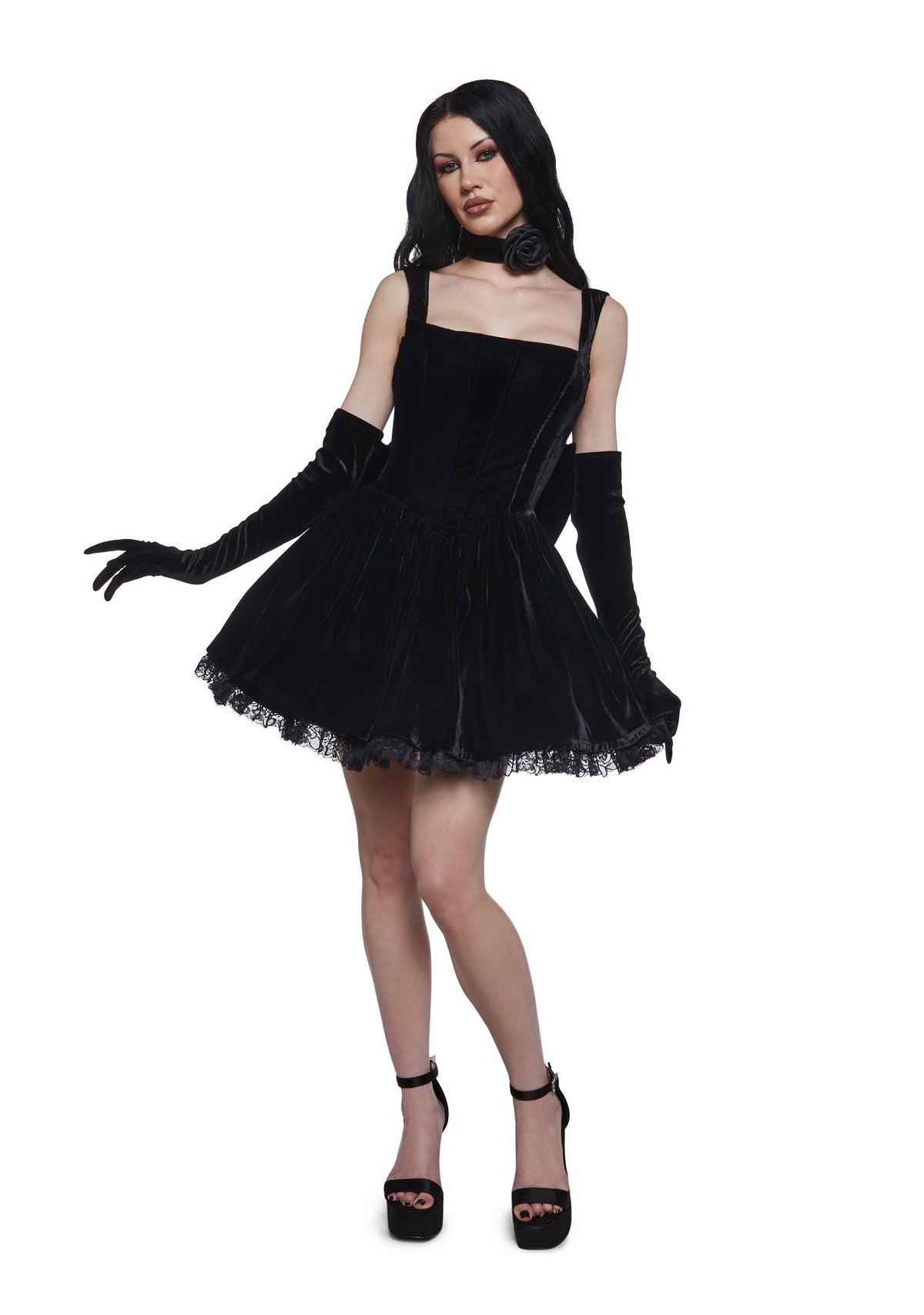 Radiant Occasions Corset Dress - Black