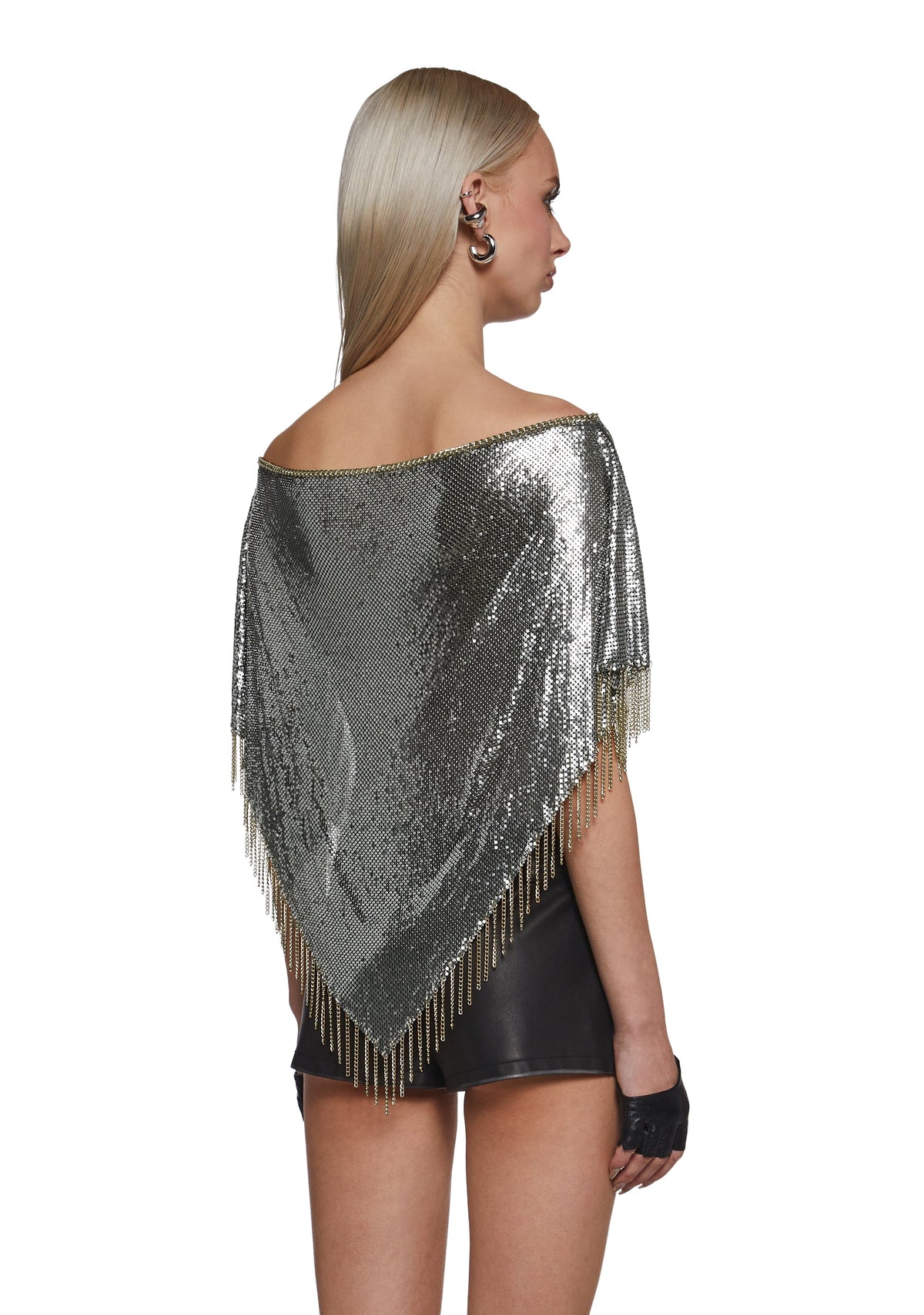 Femme Métal Poncho