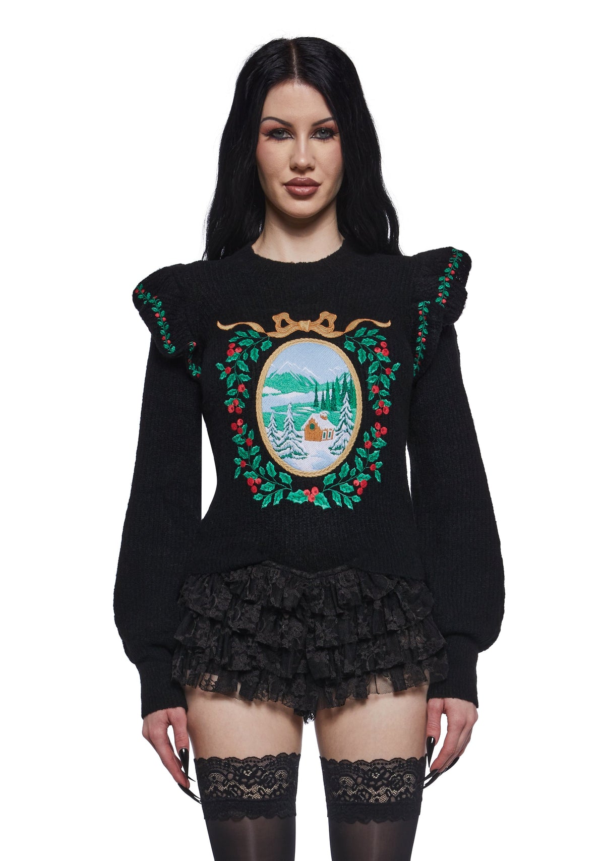 Snowbound Heirloom Knit Sweater