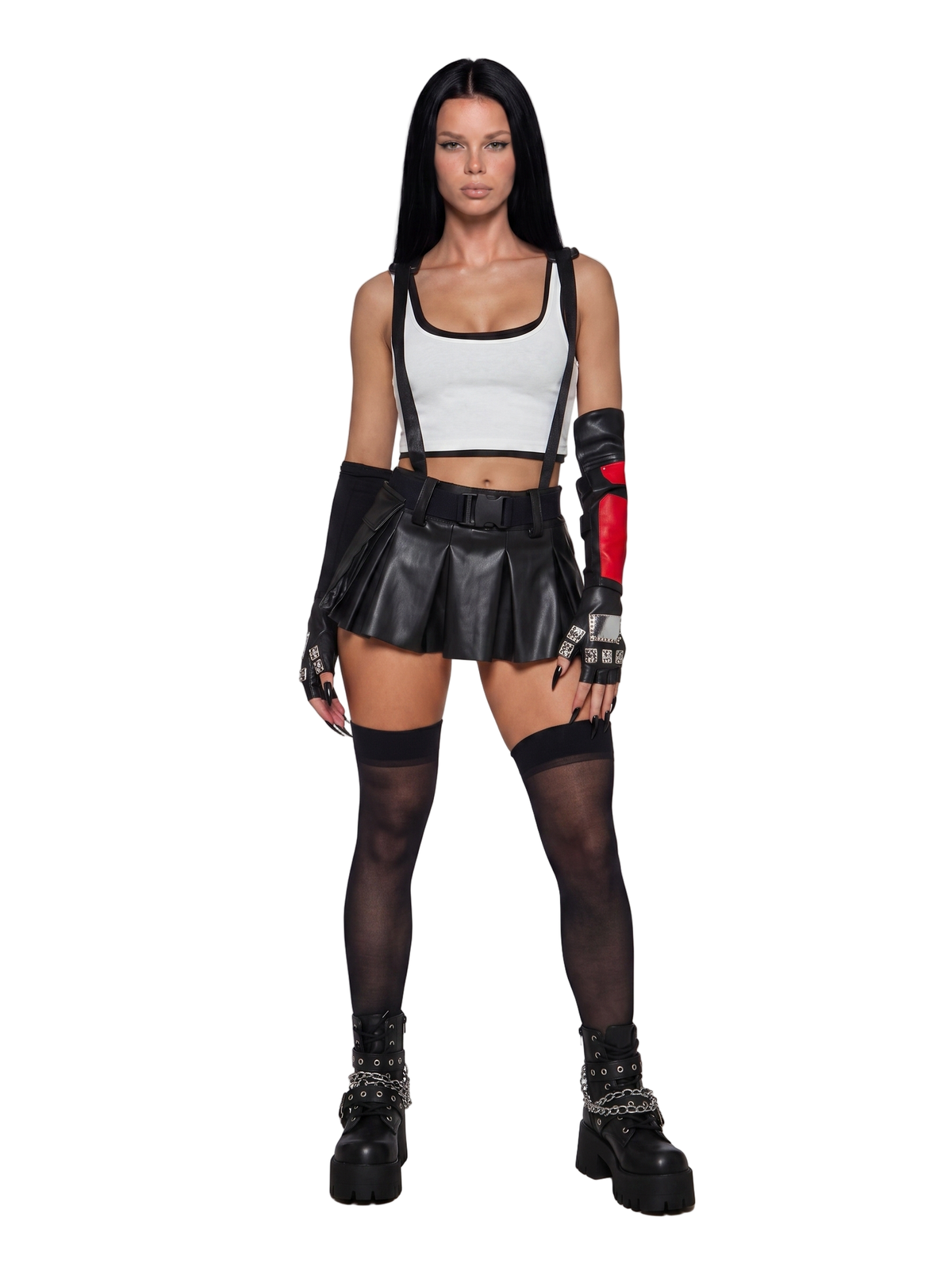 Fantasy Fighter Game Costume