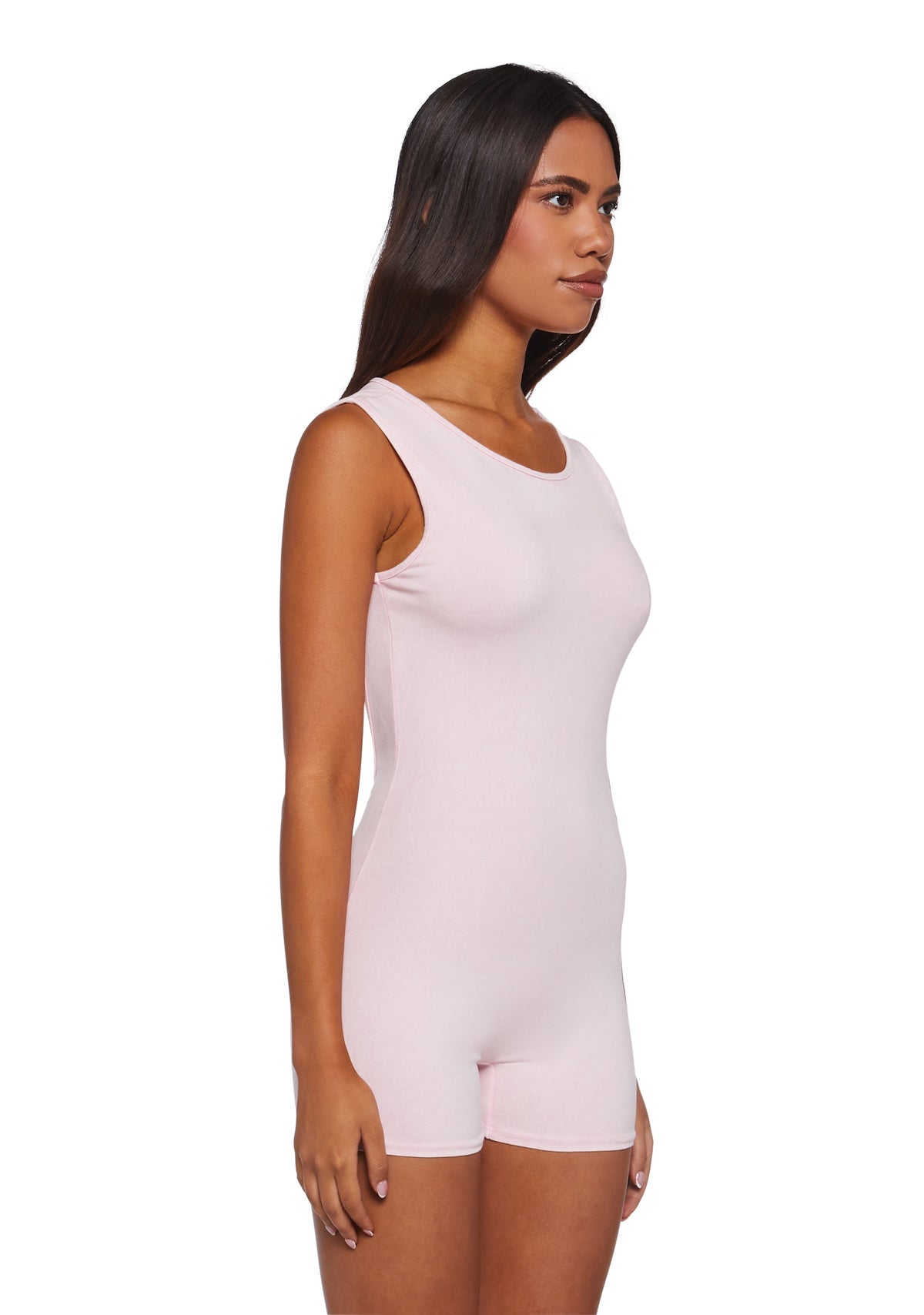 Alternate Realities Backless Romper - Pink