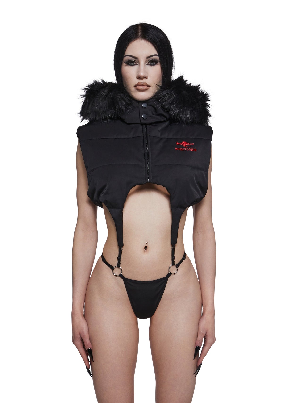 Born To Ride Puffer Vest
