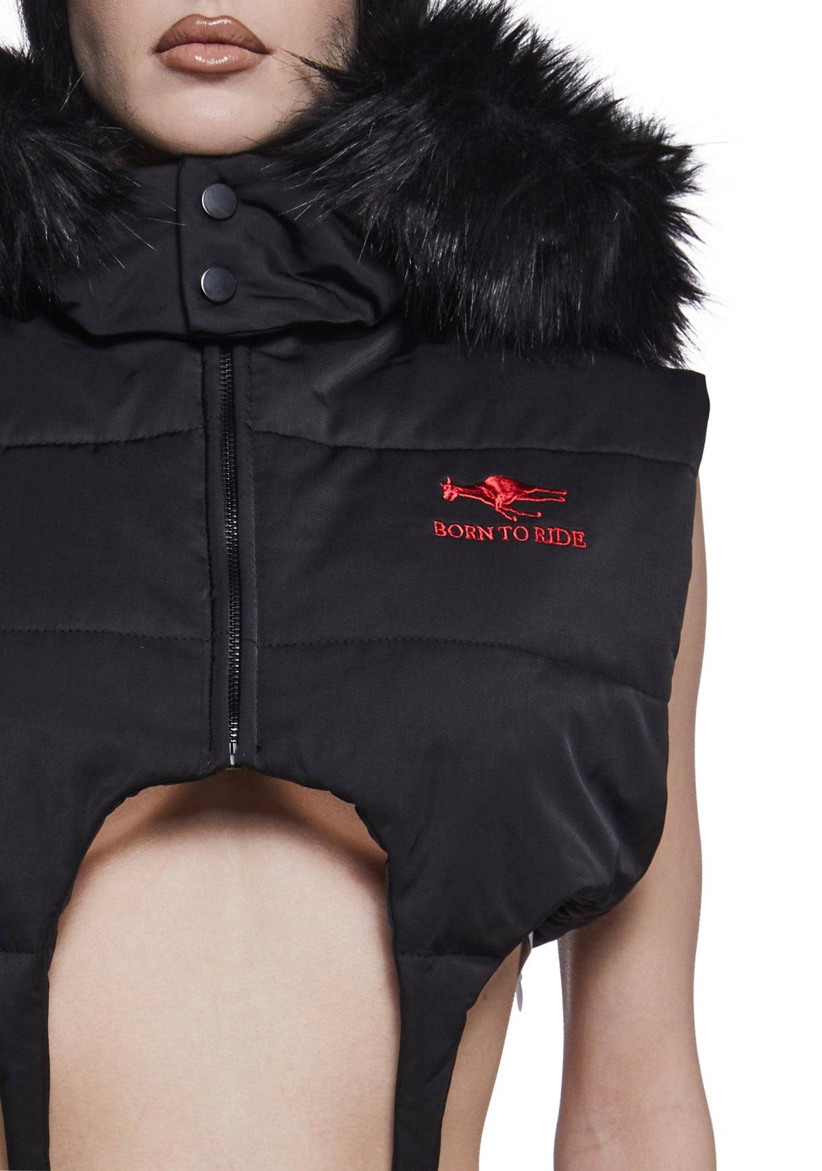 Born To Ride Puffer Vest