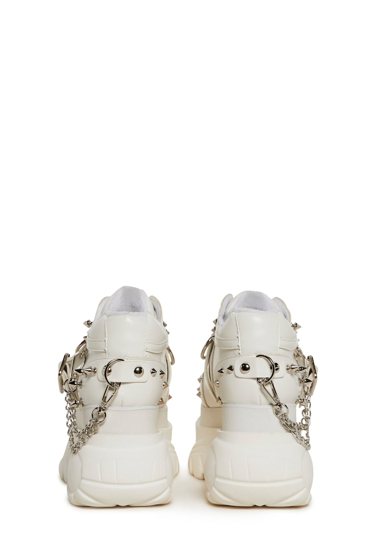 Midnight Pit Spiked Sneaker - White