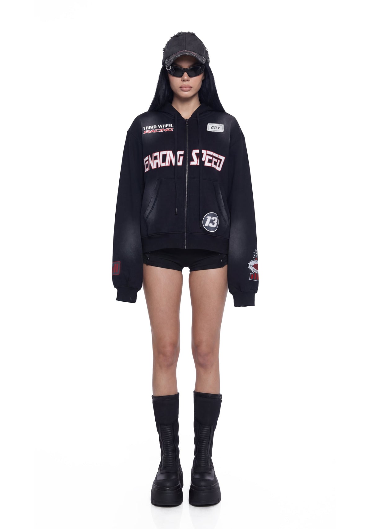 Crash Out Zip Hoodie