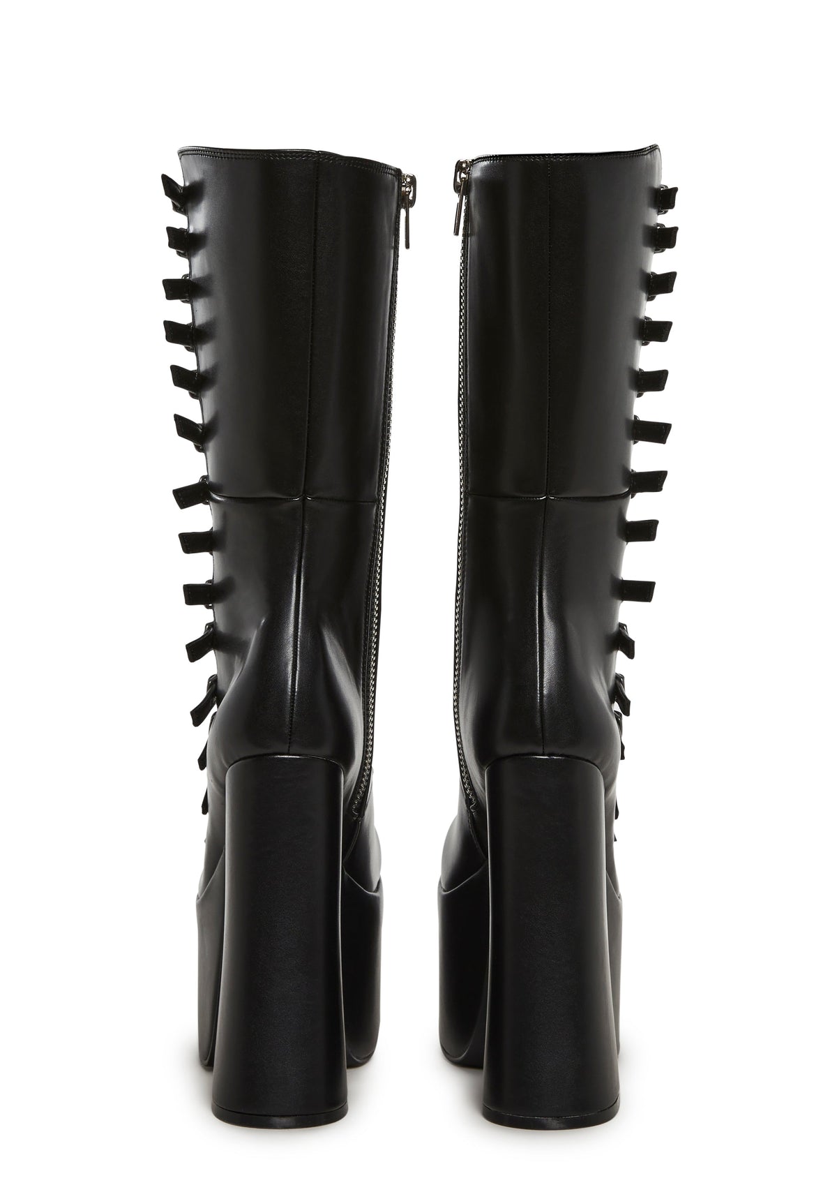 Hardcore Dazzle Platform Boots - Black