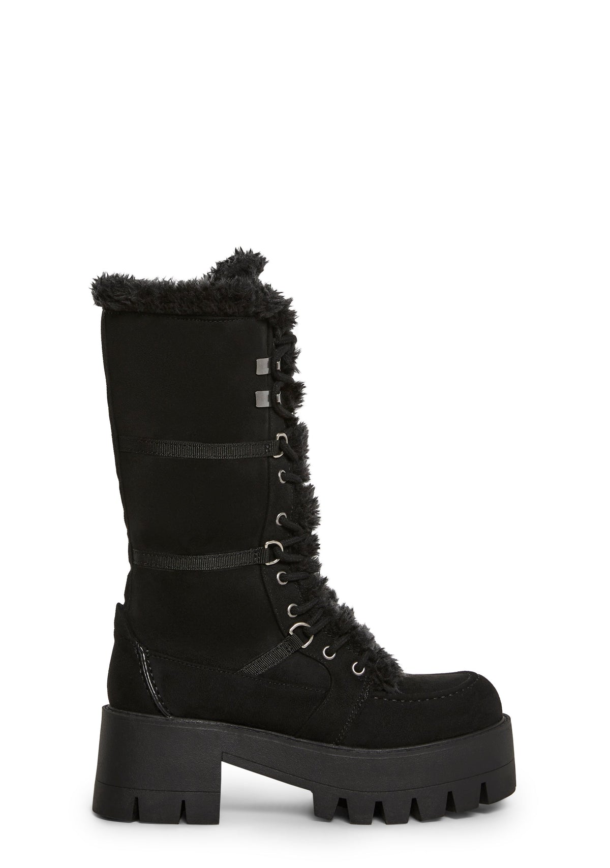 Grunge Trek Hiking Boots - Black