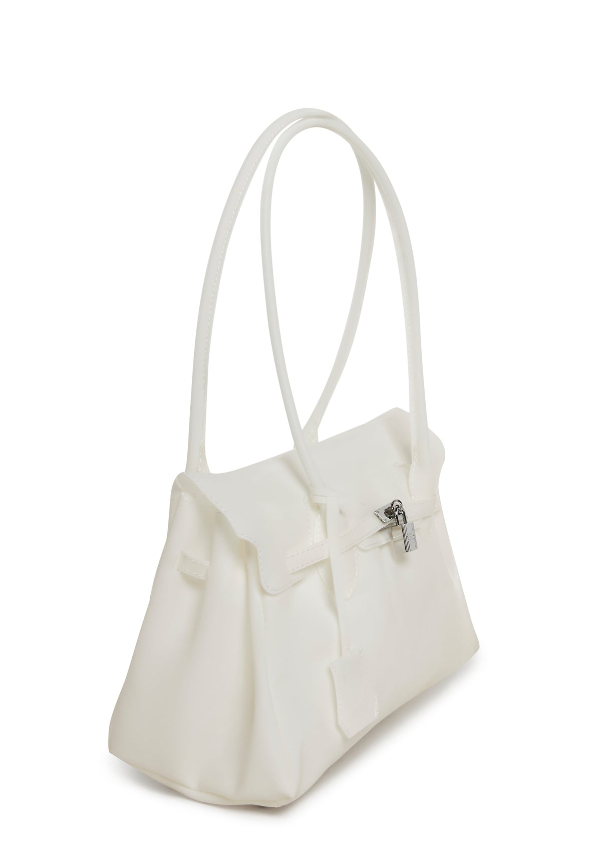 Candy Jelly Firkin Handbag - White