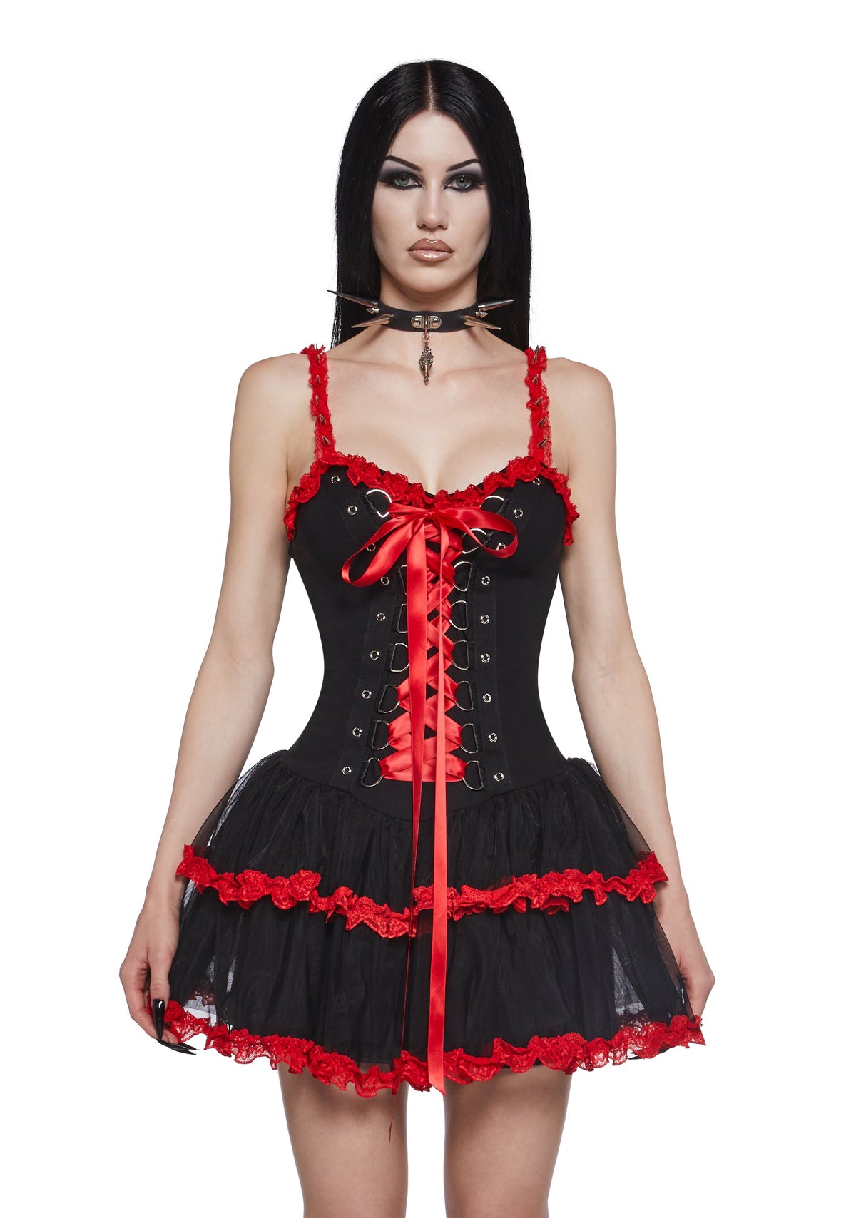 Heartsick Harlequin Mini Dress