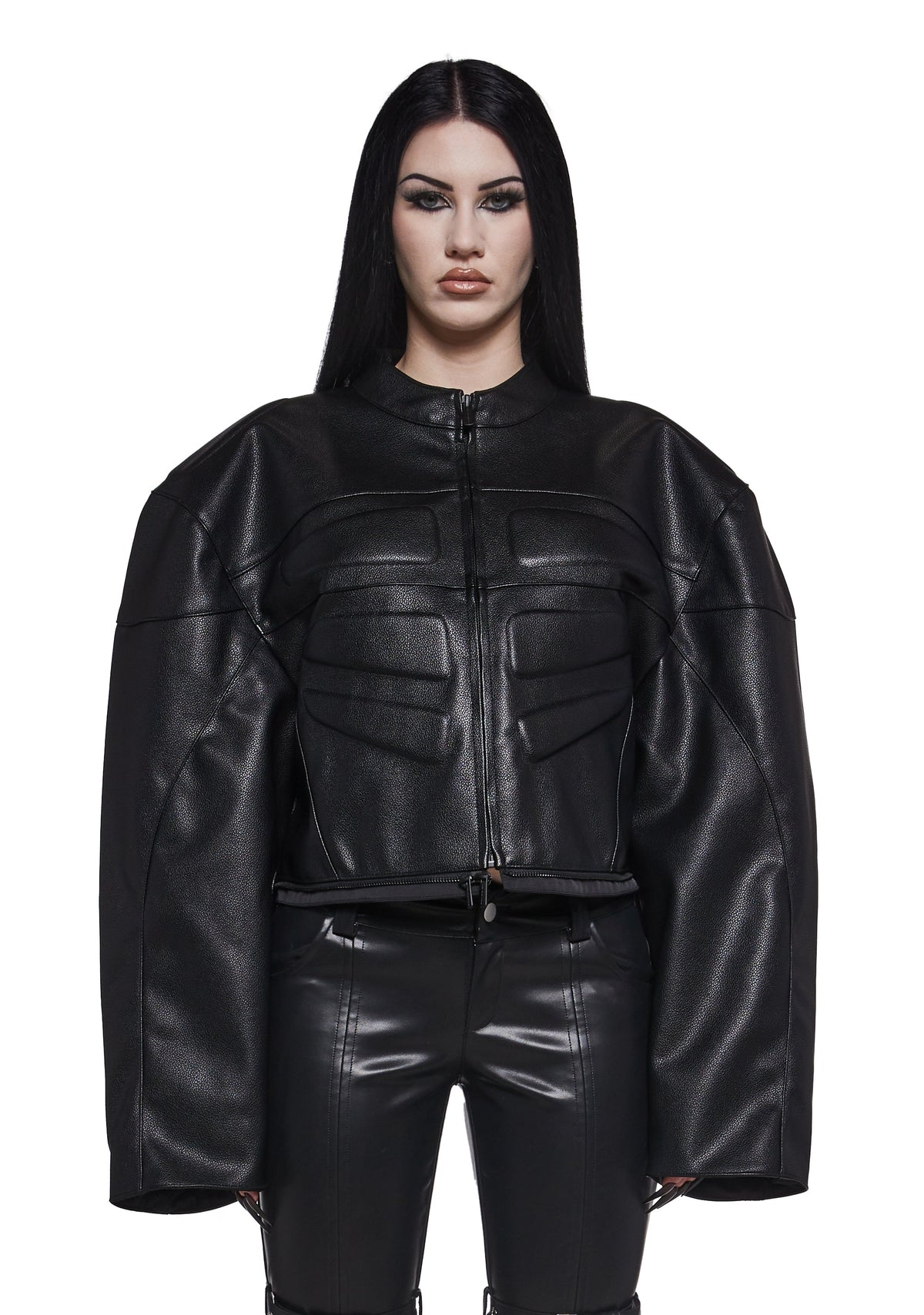 Detachable Motocross Long Coat