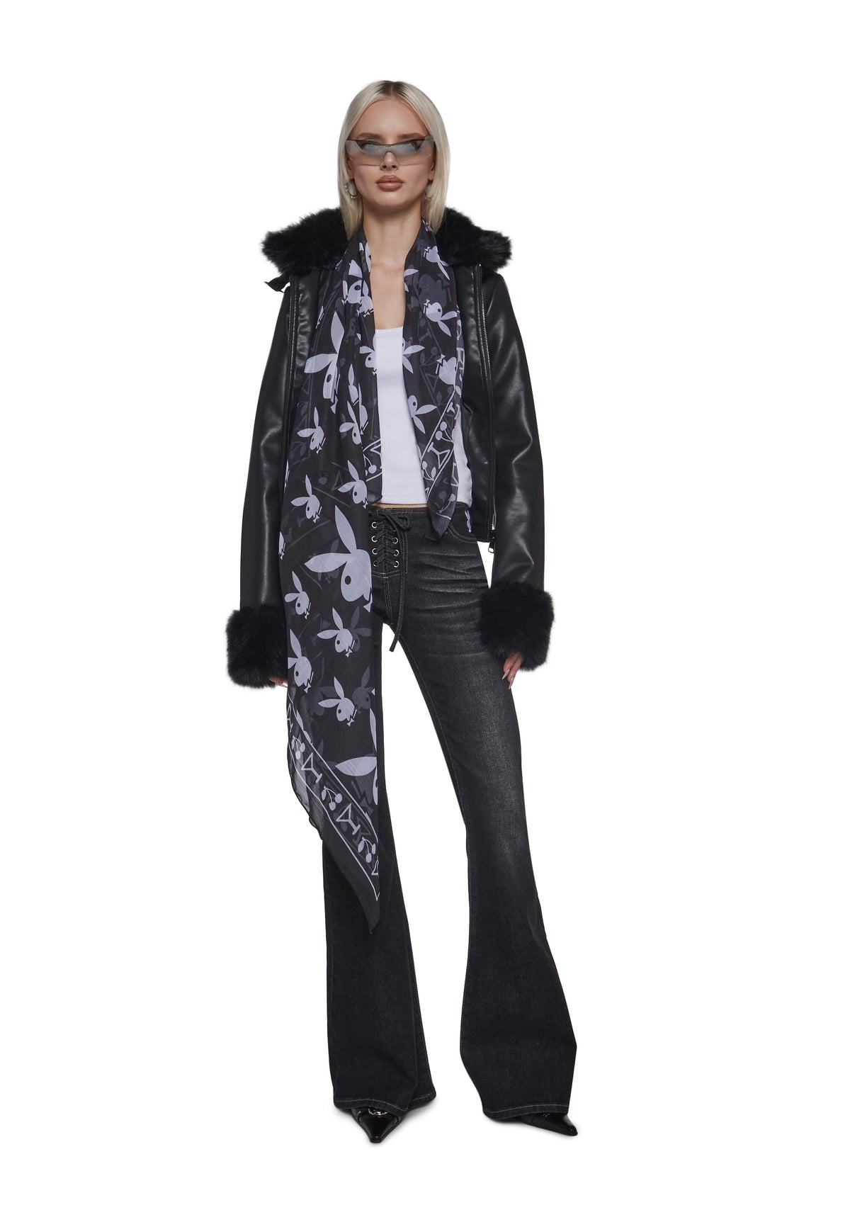 Playboy Printed Scarf