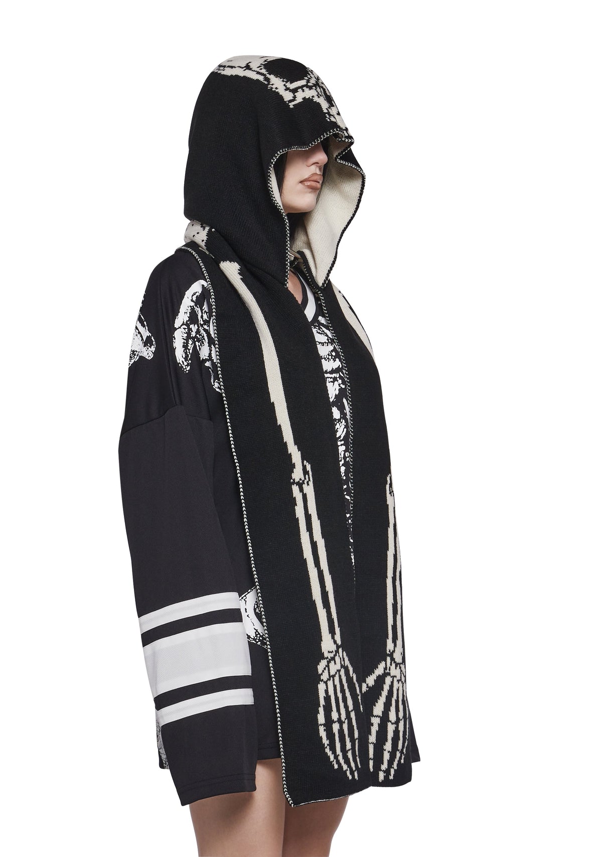 Haunted Scarf With Hood