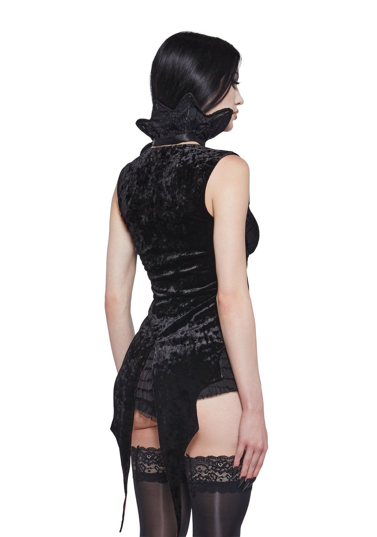 Vampy Night Velvet Corset & Collar