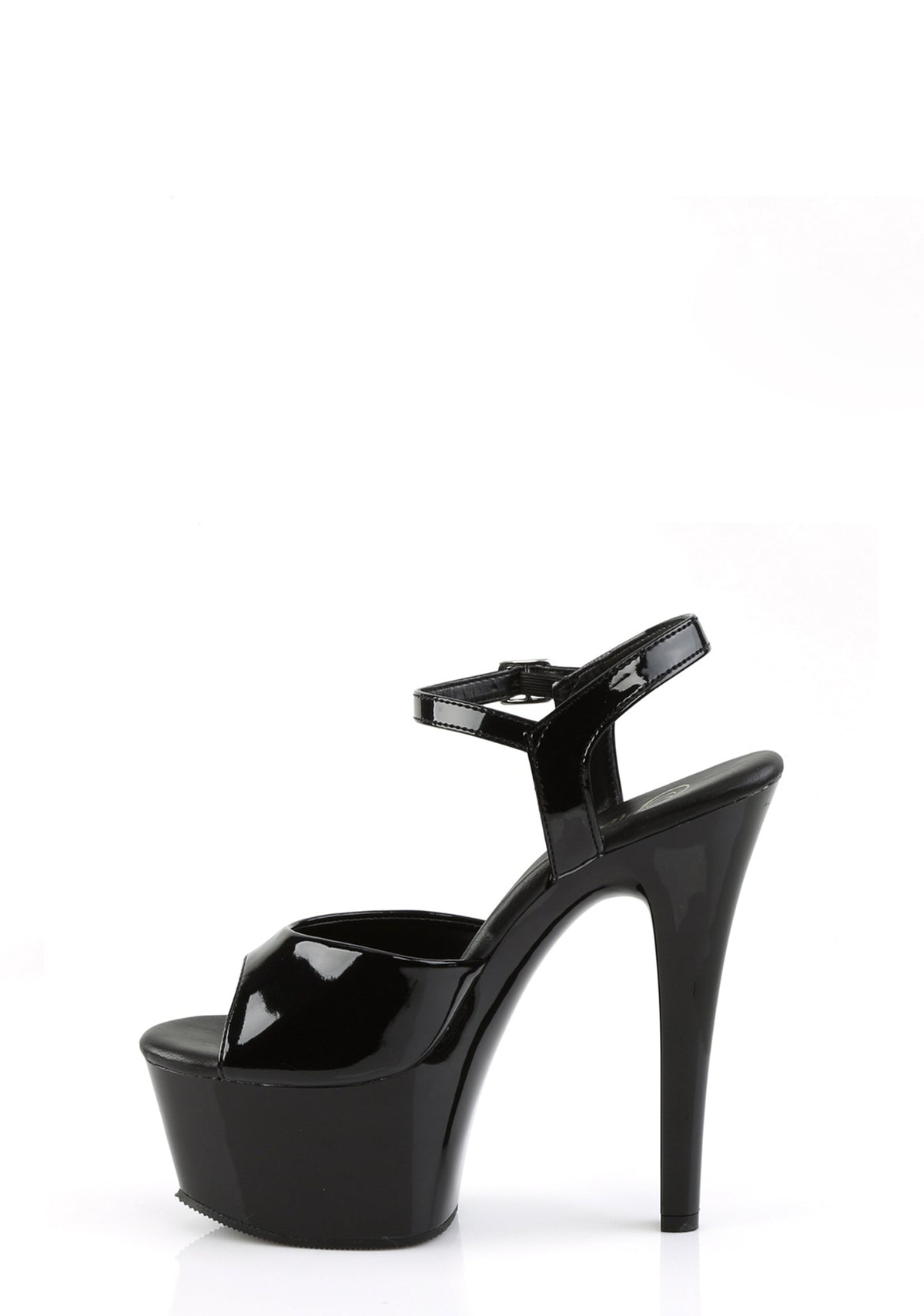 Aspire-609 Platform Ankle Strap Sandals-Black