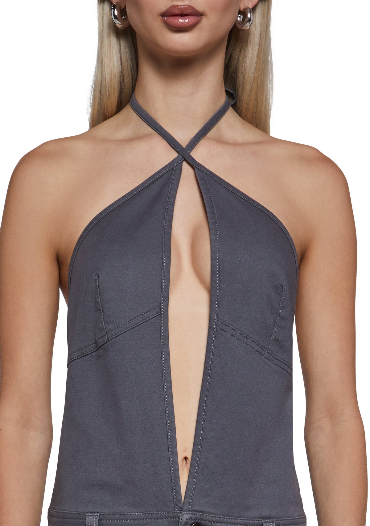 Kyrie Cargo Capri Jumpsuit