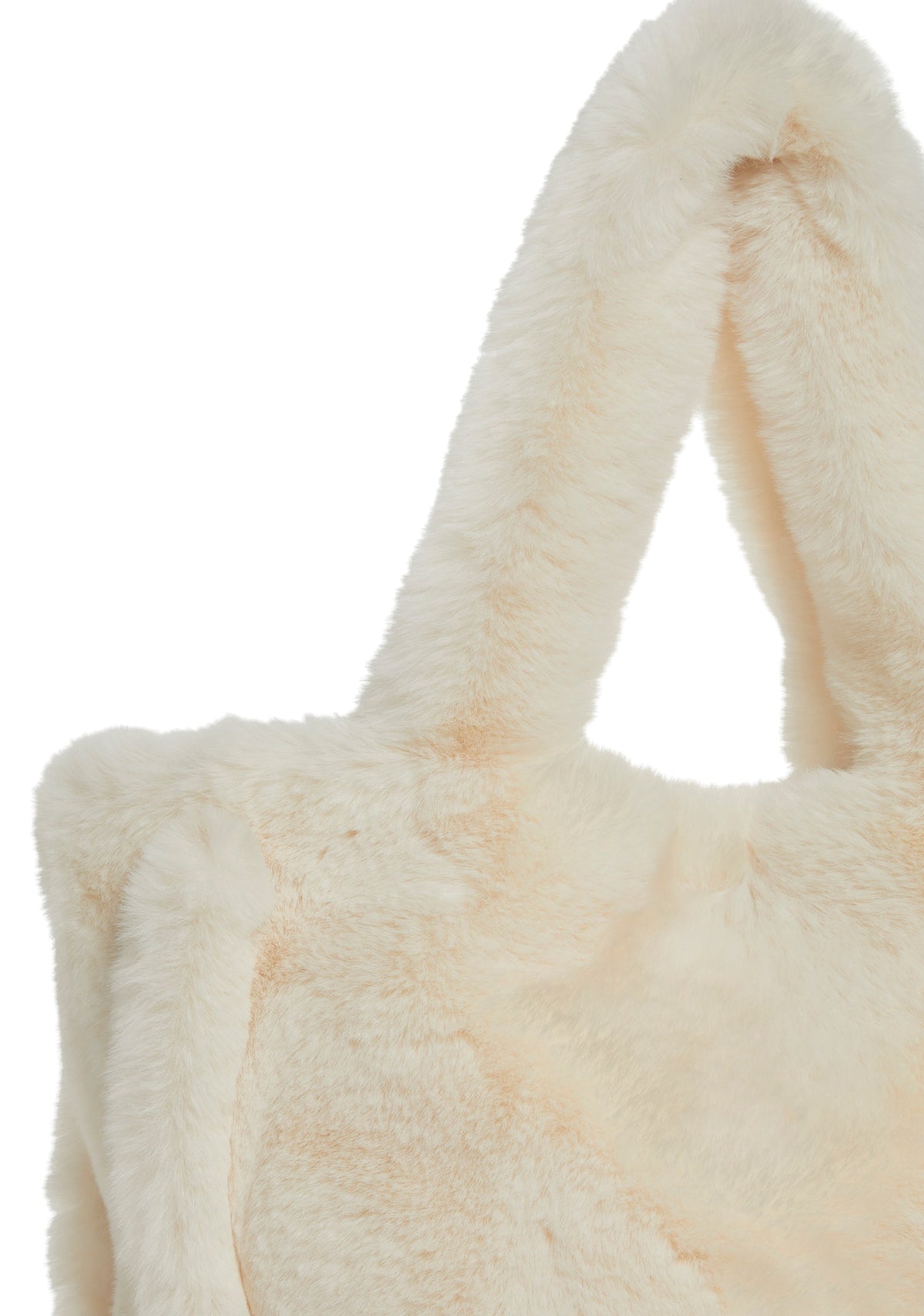 Cutie Pie Faux Fur Bag - White