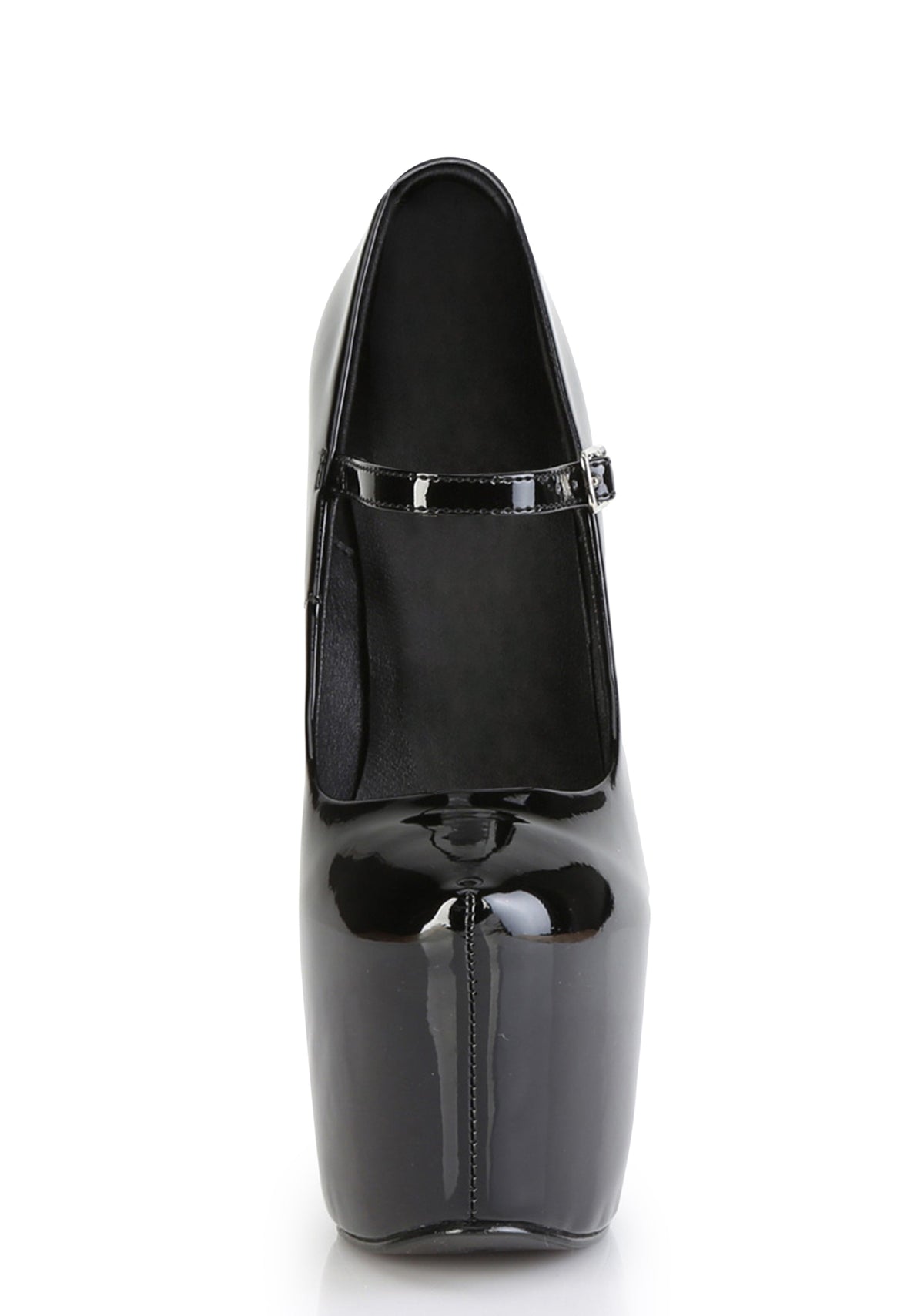 Jubilant-28 Platform Mary Jane Pumps-Black