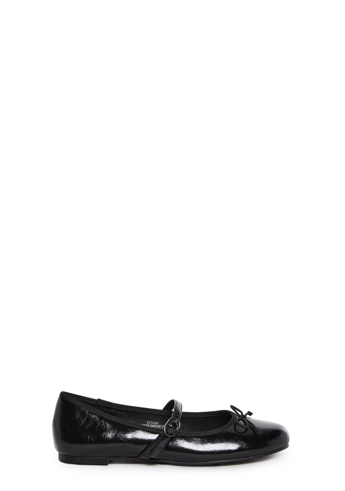 Woven Love Ballet Flats - Black