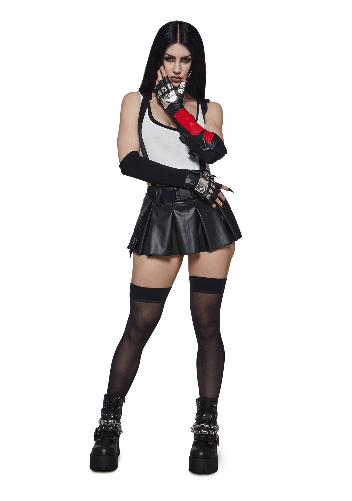 Fantasy Fighter Game Costume
