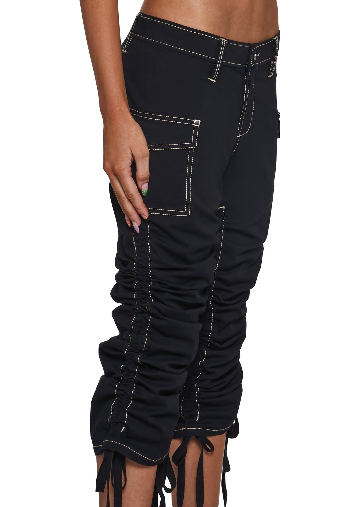Texting Back Low Rise Pants