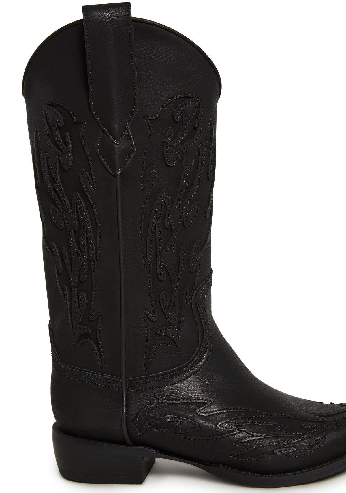 Femme Revolt Cowboy Boots - Black