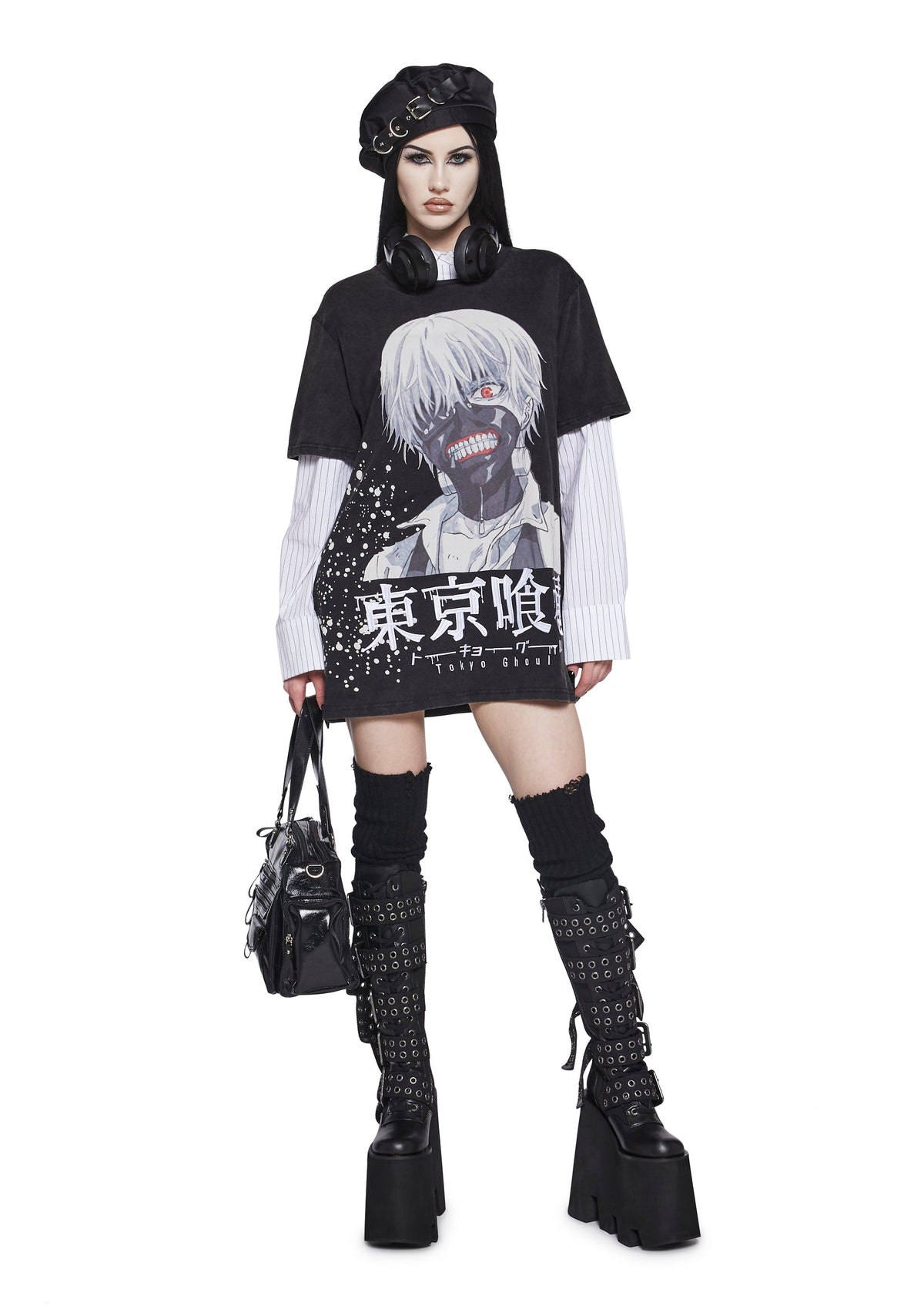 Ken Kaneki Oversized Graphic Tee