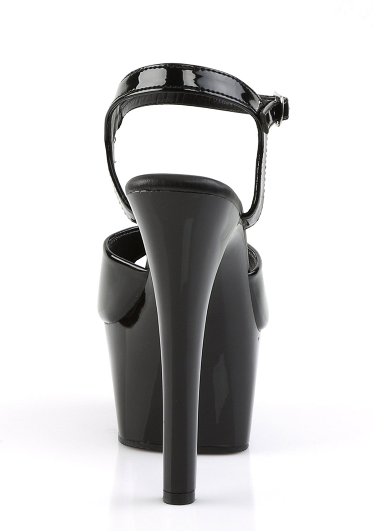 Aspire-609 Platform Ankle Strap Sandals-Black