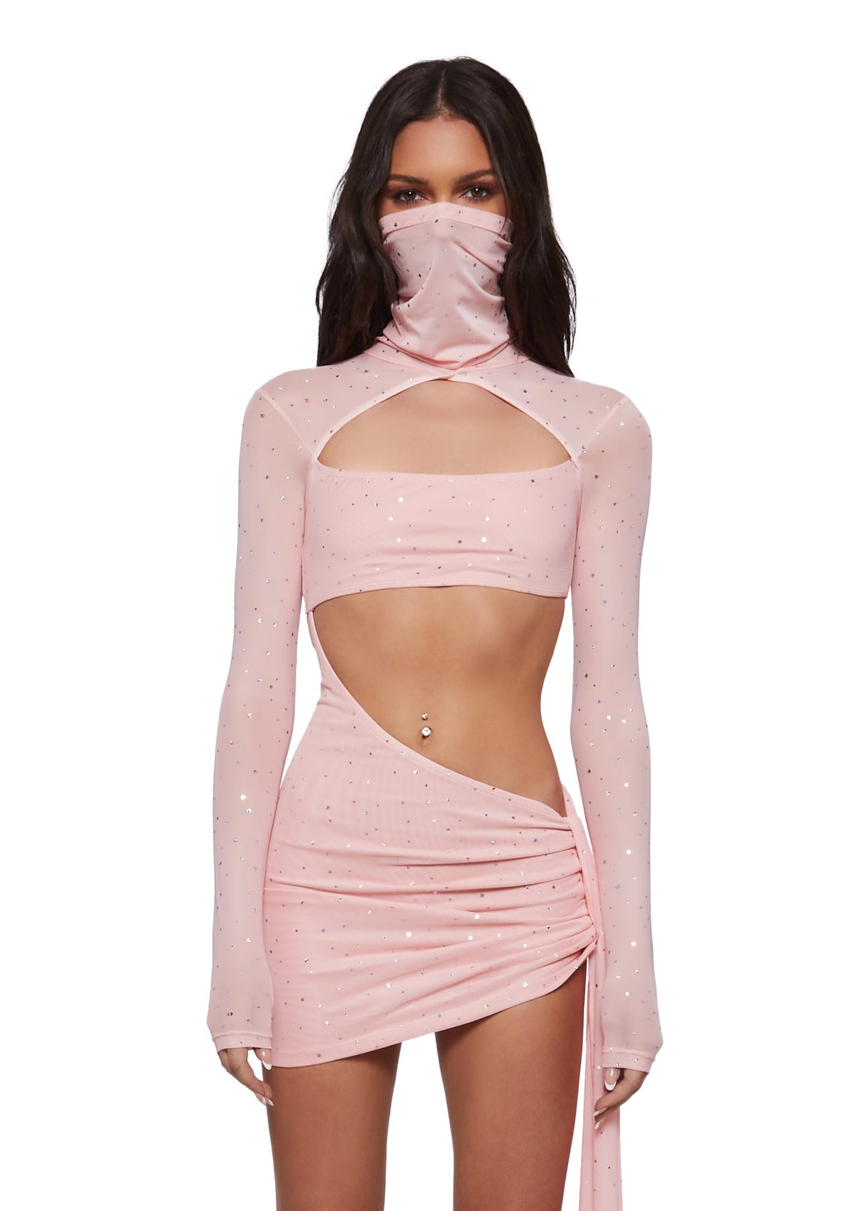 Dreamland Dancer Bodycon Dress - Pink