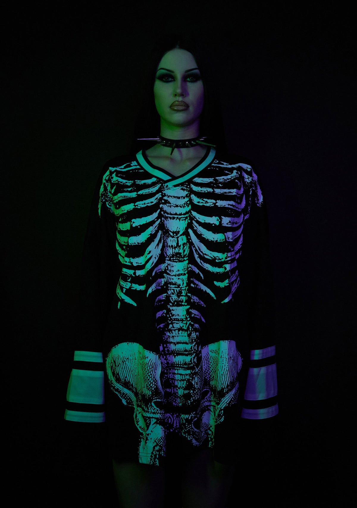 Glow In The Dark Skeleton Jersey