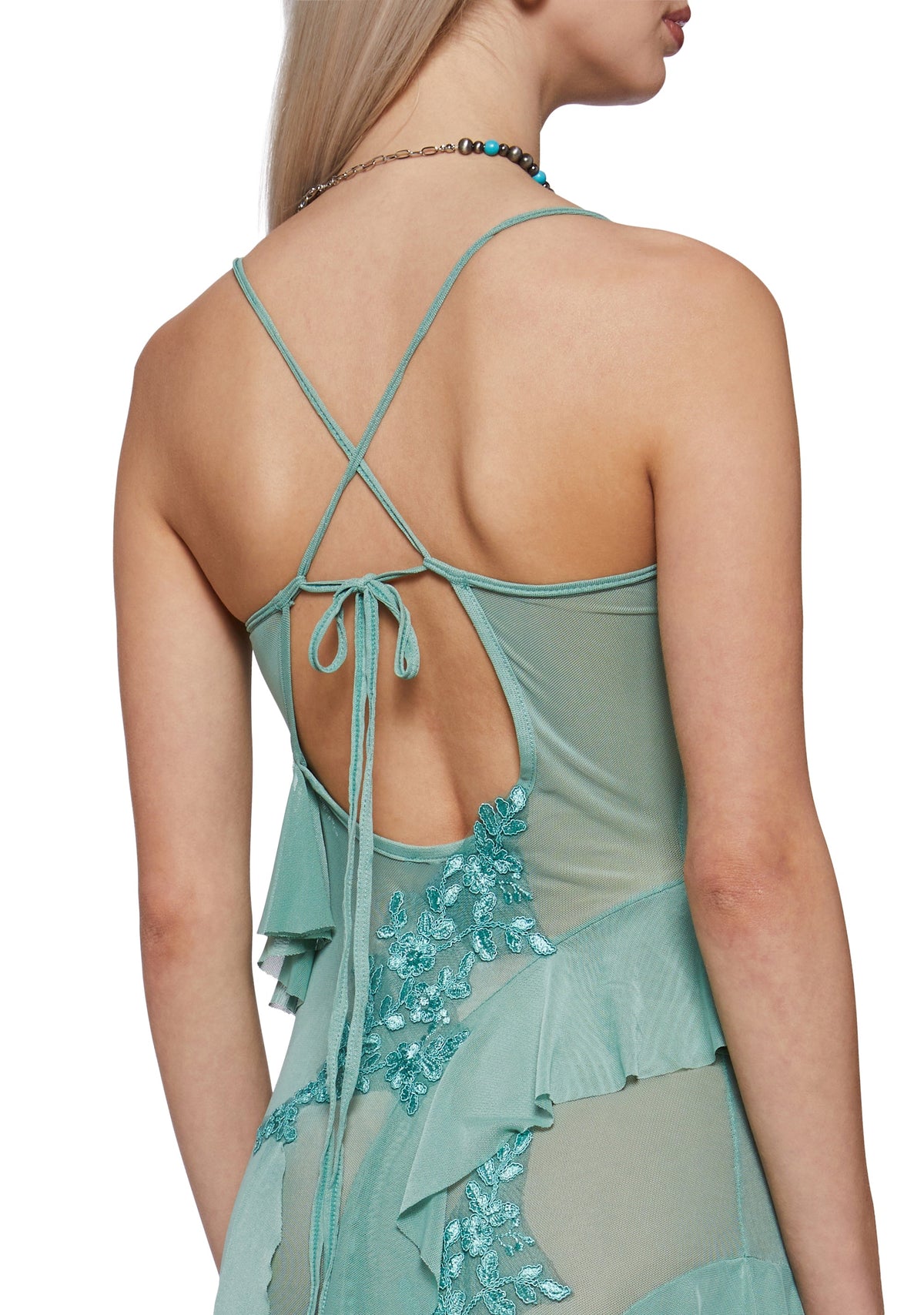Rebel Mon Amour Maxi Dress - Aqua