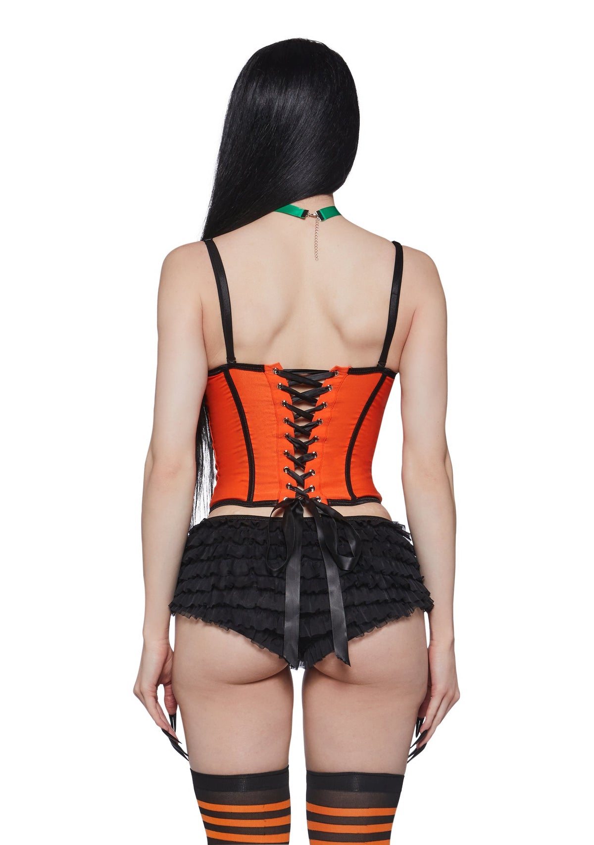 Sexy Pumpkin Corset Costume