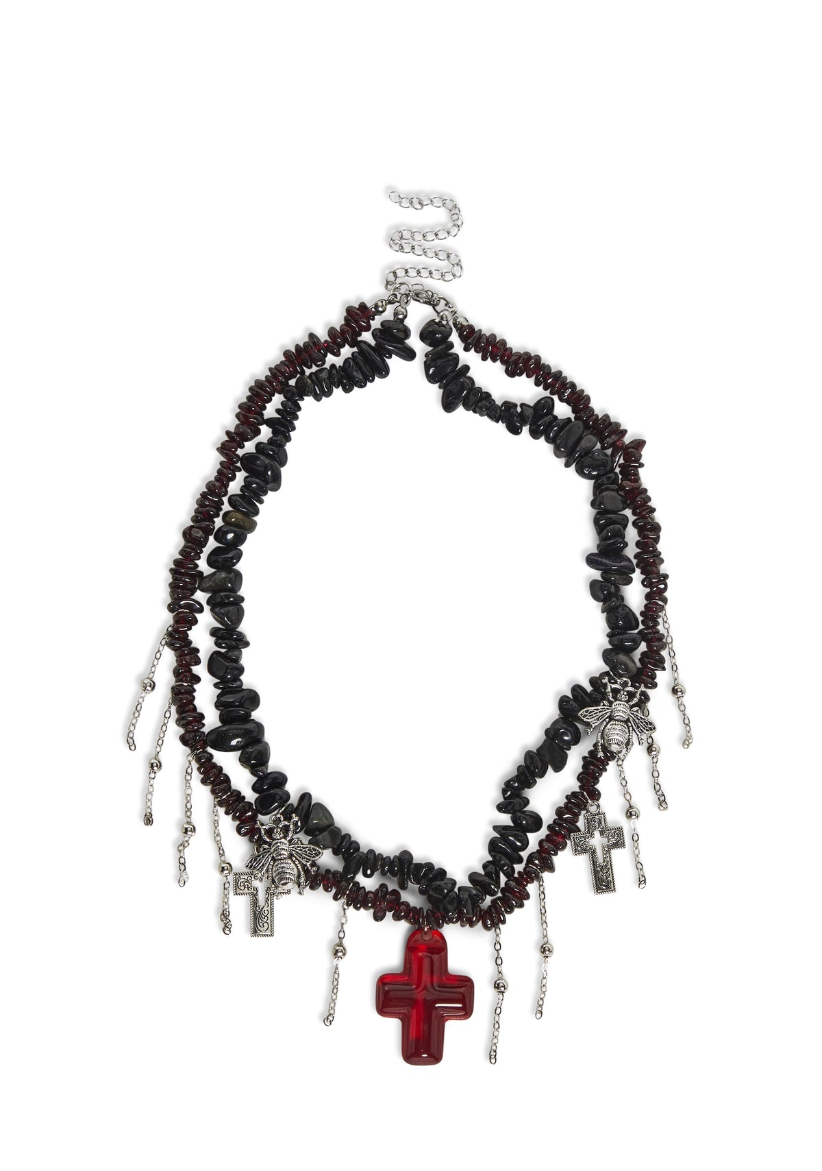 Charm Cross Choker