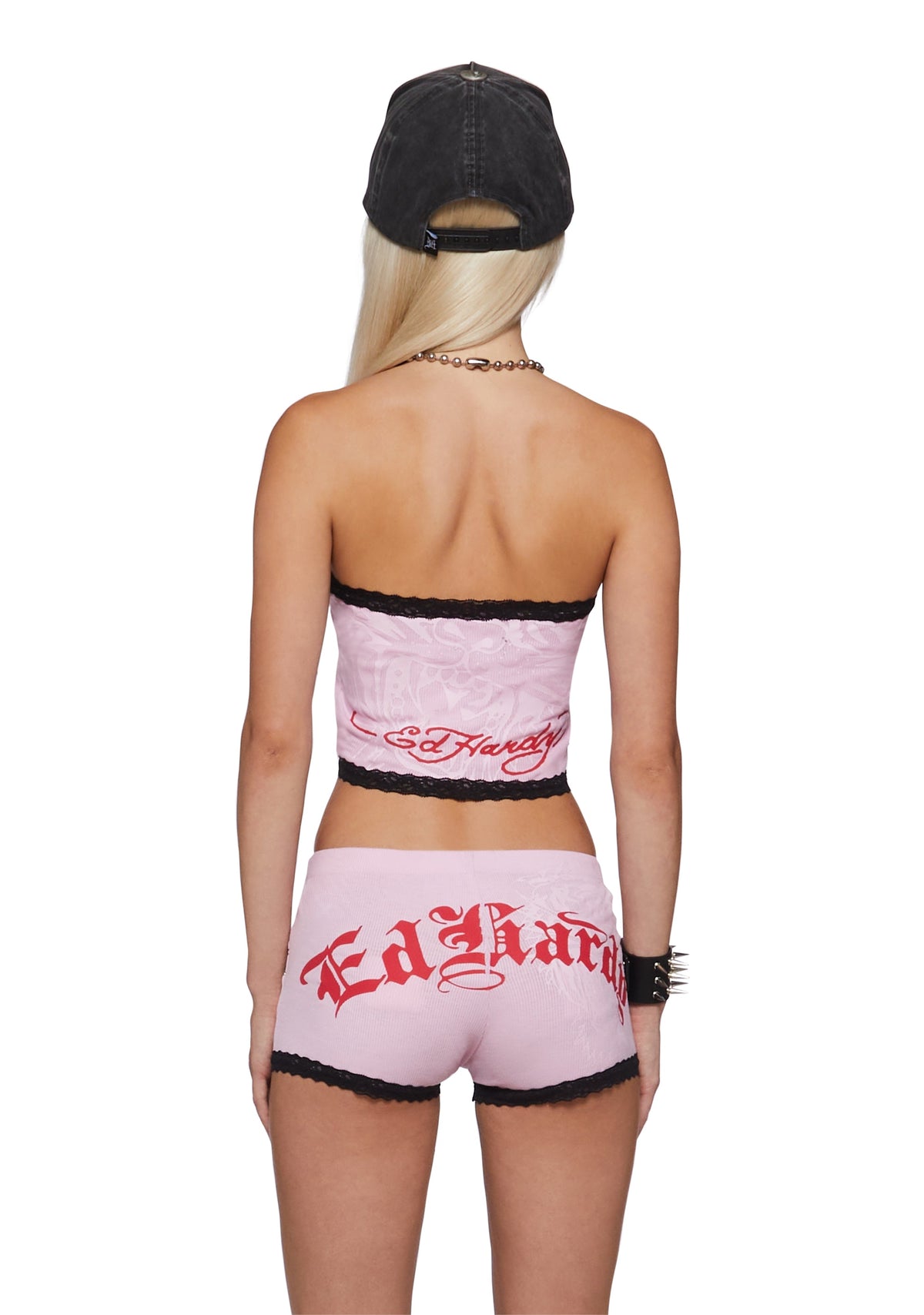 Brave Eagle Tube Top - Pink