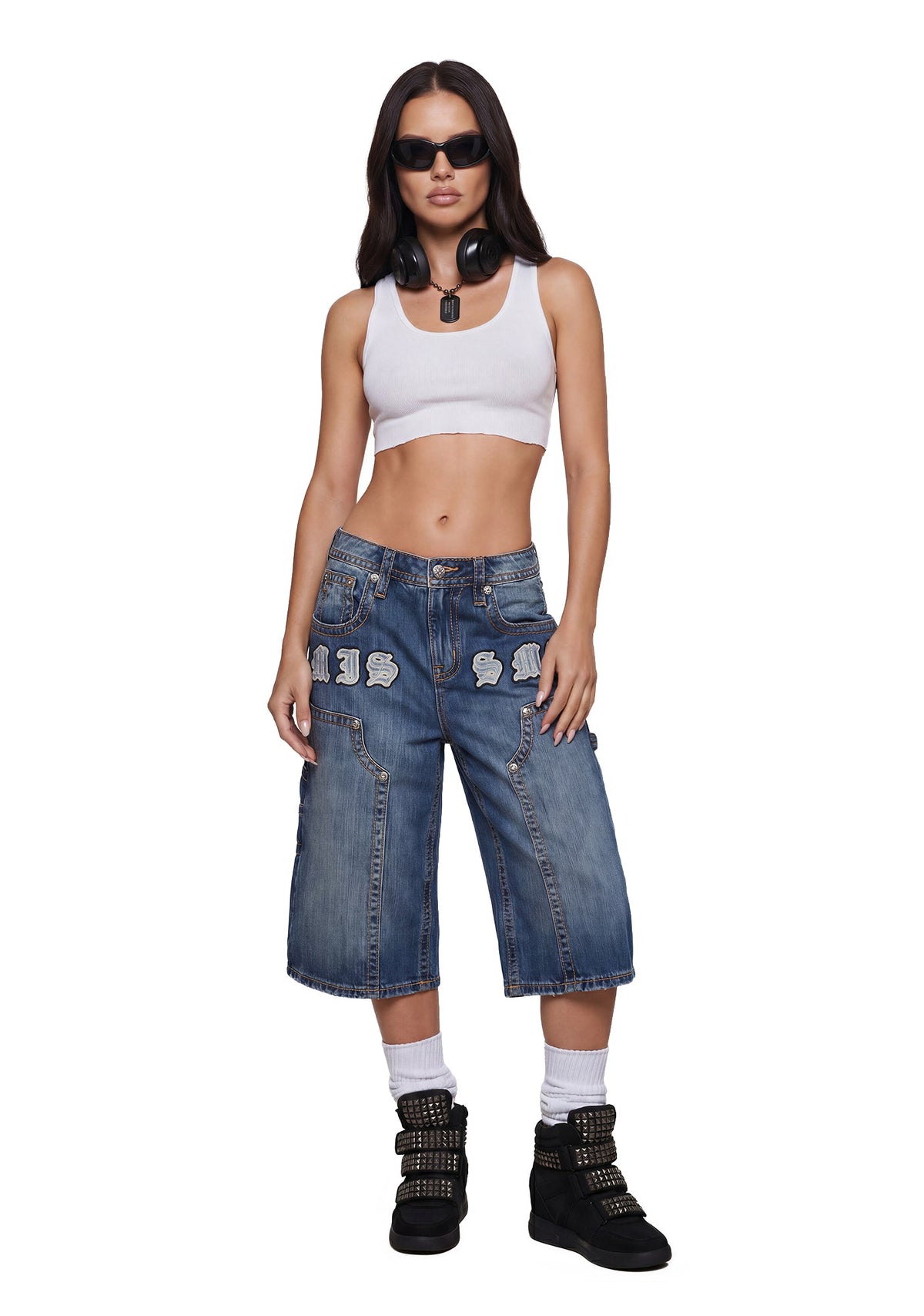 Kaitlyn Baggy Utility Jorts