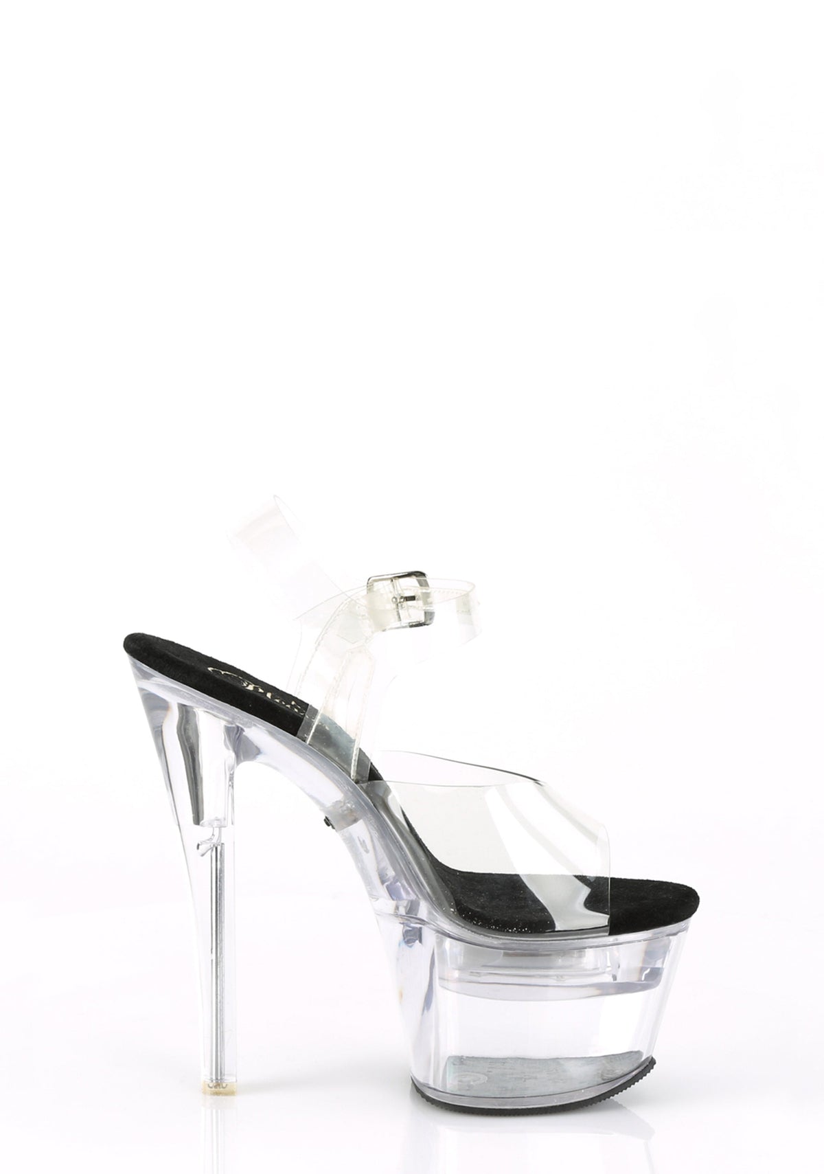 Flashdance-708 Platform Light Up Sandals - Clear
